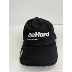 Die Hard Power Ahead Advance Black Baseball Cap Hat Adjustable Nascar
